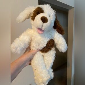 Build A Bear Plush Spotted Puppy Dog with Harley-Davidson clothes